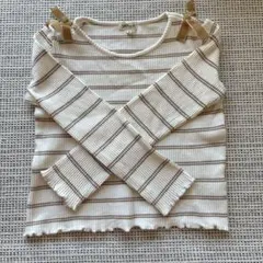 SHOO・LA・RUE ストライプ 長袖カットソー 120