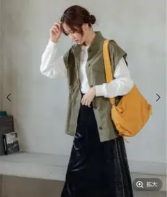 global work ミリタリー2WAYブルゾンのサムネイル