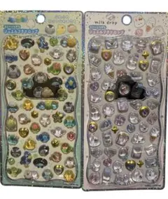 ふわふわとりのなかまたち　ミルクドロップ　ジュエルプチドロップ　2種セット