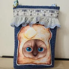 コヤンイサムチョン　にゃんにゃんサコッシュ　ハンドメイド コヤンイサムチョン パンねこちゃんサコッシュ ハンドメイド - メルカリ