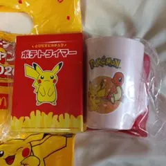 マクドナルド ポケモン ポテトタイマー タンブラー（ピンク）セットのサムネイル