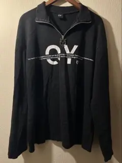 OY オーワイ ハーフジップ ロングTシャツ FREE ブラック 韓国ストリートのサムネイル