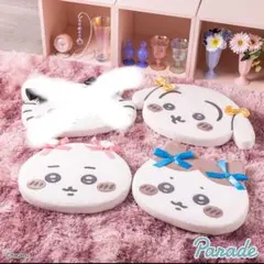 新品タグ付き　ちいかわ　リボン　低反発クッション　うさぎ　ハチワレ　３種