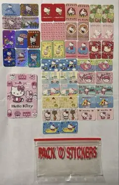 ハローキティ　フレークシール