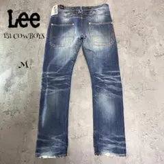 Lee 131 COWBOYS デニム M ボタンフライ 濃紺 ヒゲ ハチノス