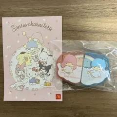 マクドナルドハッピーセット サンリオ ポストカード リトルツインスターズ ミラー
