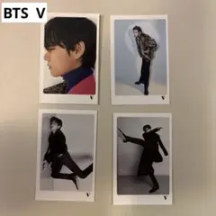 BTS V テテ 写真カード チェキ トレカ 4枚セット