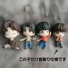 BTS TinyTAN キーホルダー 4種セット 約5cm