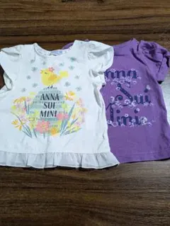 ANNA SUI mini Tシャツ 2枚セット 80 90のサムネイル