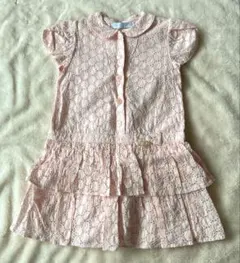 【Tartine et Chocolat】 半袖ワンピース 120cm