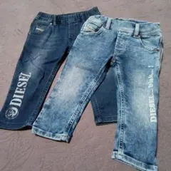 DIESEL ロゴ入り ジーンズ 2点セット18M