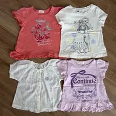 女の子　まとめ売り　100㎝　Tシャツ　ブラウス　ディズニー　アナ雪