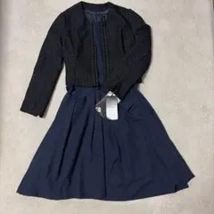 RUIRUE BOUTIQUE ジャケットワンピース ネイビーのサムネイル