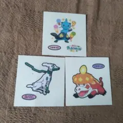 ポケモンパンシール 3枚セット　まとめ売り　コレクション　サプライズ　デコ