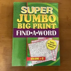 SUPER JUMBO BIG PRINT-FIND A WORD