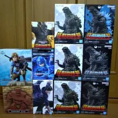 プライズフィギュアセット　ゴジラ　リンク　ロックマン