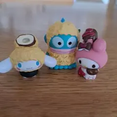 マイメロディ シナモロール ハンギョドン　 フィギュア 3体セット　ガチャガチャ