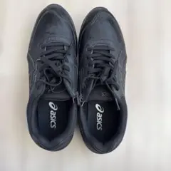 asics スニーカー ブラック 27cm サイドジップ