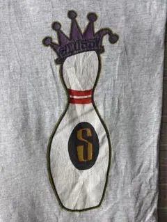 90s USA製ヴィンテージ　old stussy Tシャツ　黒タグ　ボーリング