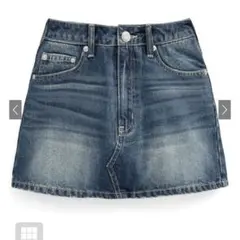 GRL インパン裏地付きデニムミニスカート[cu536]
