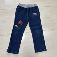 ミキハウス　パンツ　100 プッチーくん　消防車