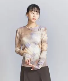 BEAUTY&YOUTH アブストラクト シアー トップスのサムネイル