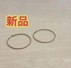 【新品 H&M】大ぶりピアスフープゴールドエイチアンドエムアクセサリー