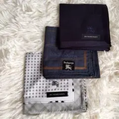 新品☆BURBERRY ハンカチ 3枚セット
