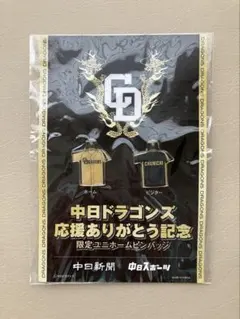 中日ドラゴンズ　応援ありがとう記念ピンバッジのサムネイル