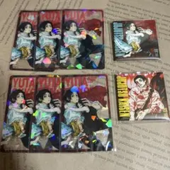 呪術廻戦 乙骨憂太 祈本里香 ホログラムクリアカード スクエア缶バッジ