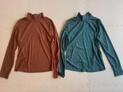 Shein ストレッチタートルネック長袖2枚セット M