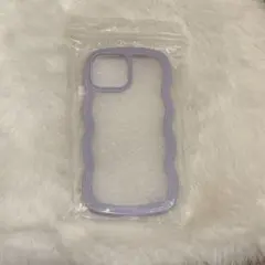 新品未使用✨iPhone13スマホケース パープル クリア　デコ　ハンドメイド