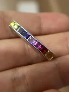 K18WG マルチカラーストーン ペンダントトップ 2g - メルカリ