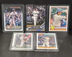 topps 大谷翔平 ドジャース 5枚セット