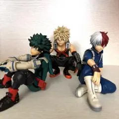 僕のヒーローアカデミア Break time 緑谷 爆豪 轟 フィギュア