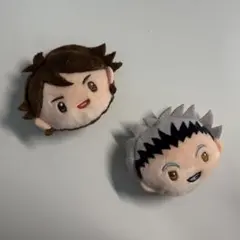 ハイキュー ぬいぐるみクリップ 木兎光太郎 及川徹