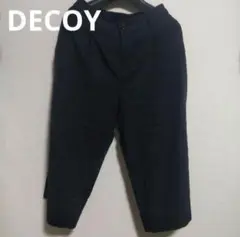 古着 DECOY デコイ リネン混 ワイドパンツ カジュアルパンツ 麻