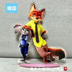 韓国　ディズニー　ズートピア　ランダムアクリルスタンド　1点のサムネイル