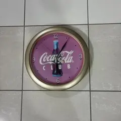 Coca-Cola クラブ 壁掛け時計 約30cm