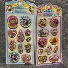 Labubuラブブキラキラウォーターシール☆2枚セット