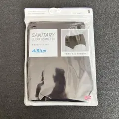 ユニクロ　UNIQLO エアリズム　吸水　サニタリー　ショーツ　S ブラック　黒