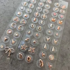 【あるだけで終了】耳つぼジュエリー♡人気のピンクゴールド60粒‼️