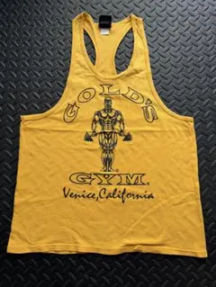 GOLD'S GYM イエロー タンクトップ