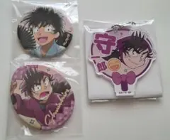 忍たま乱太郎　エッグ缶バッジ　下町散策　デコうちわキーチェーン　浜守一郎