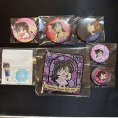 名探偵コナン　毛利蘭 缶バッジ グッズ セット