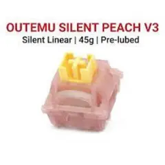 Outemu Silent Peach V3 静音スイッチ 45g 70個