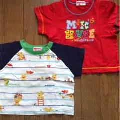 ミキハウス 半袖Tシャツ ２枚  80サイズ