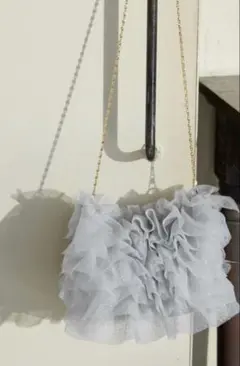 ROPE' PICNIC キラキラシアーフリルチェーンショルダーバッグのサムネイル