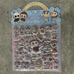 ラブブ＊ぷくぷくシール 2枚綴り ユニコーン②