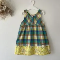 *:ஐ着画ஐ:* KP ニットプランナー ୨୧ チェック ワンピース 100cm